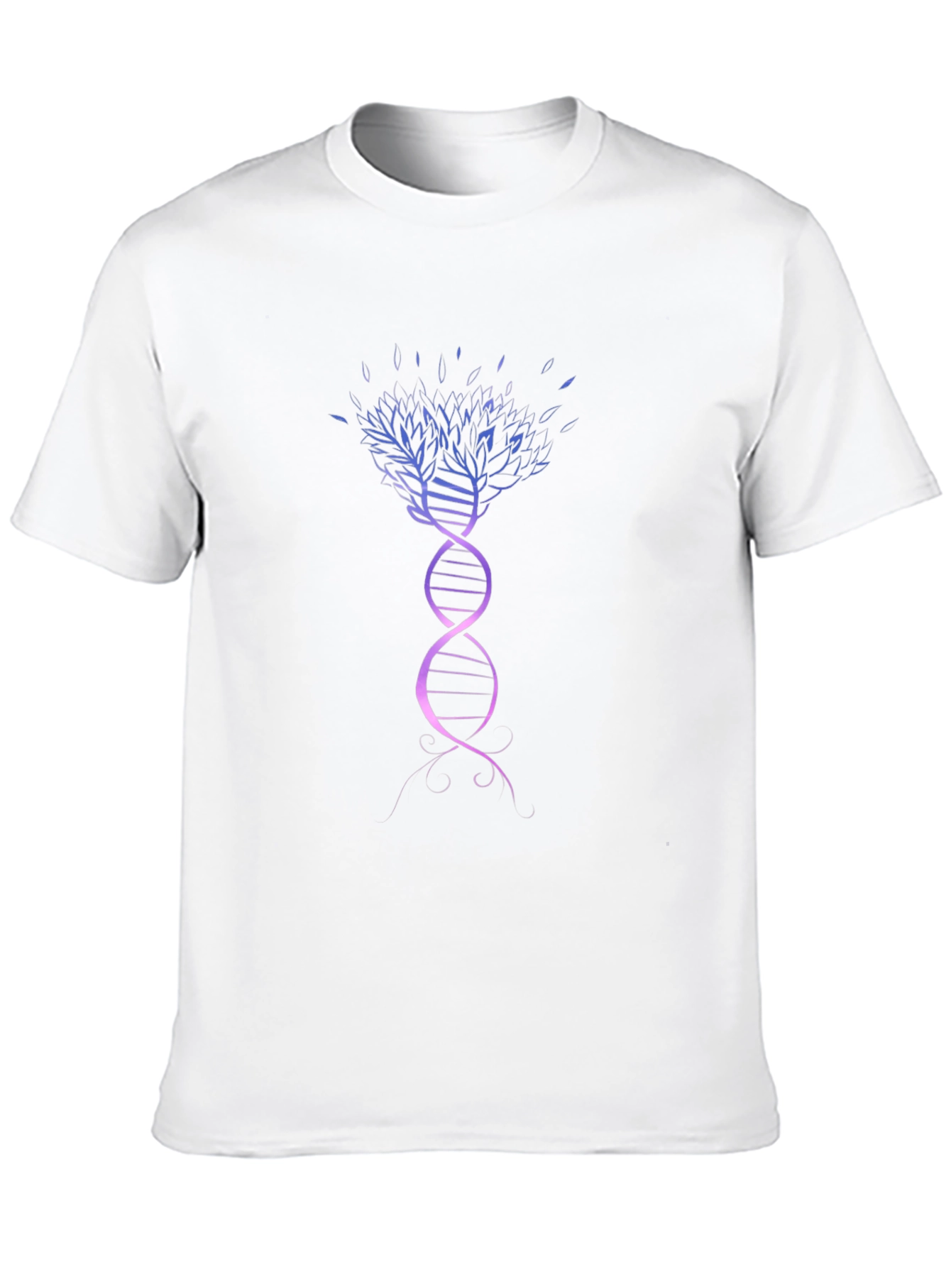 DNA Tree Graphic T-Shirt - Stylish Biology Tee