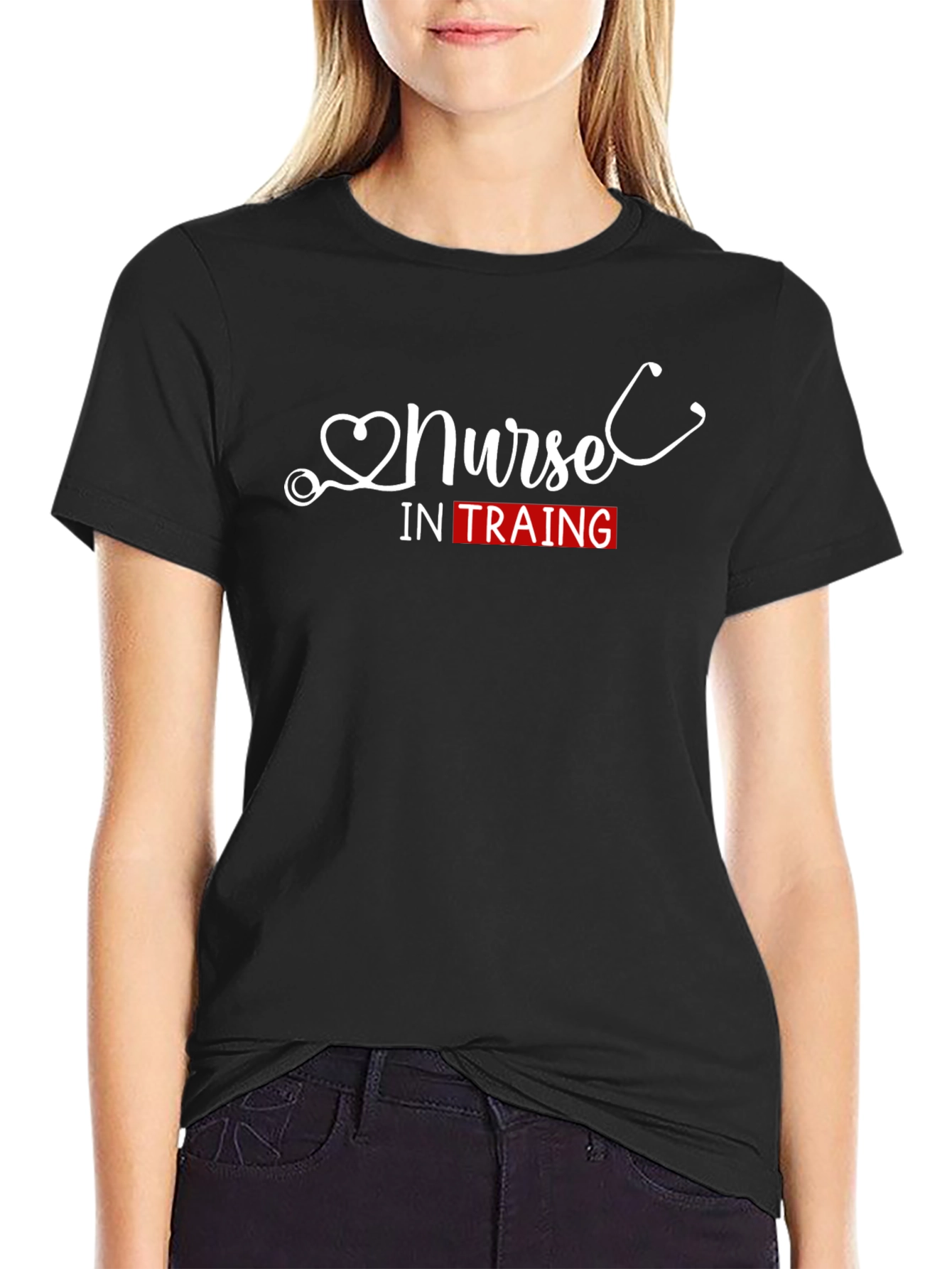Nurse in Training Black T-Shirt