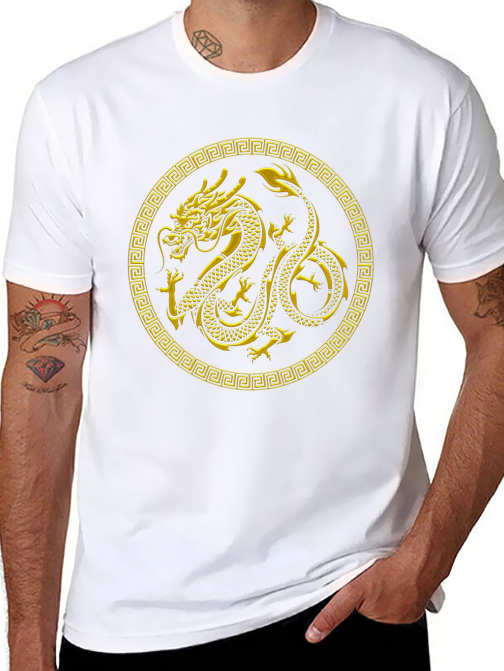Golden Dragon Graphic Tee