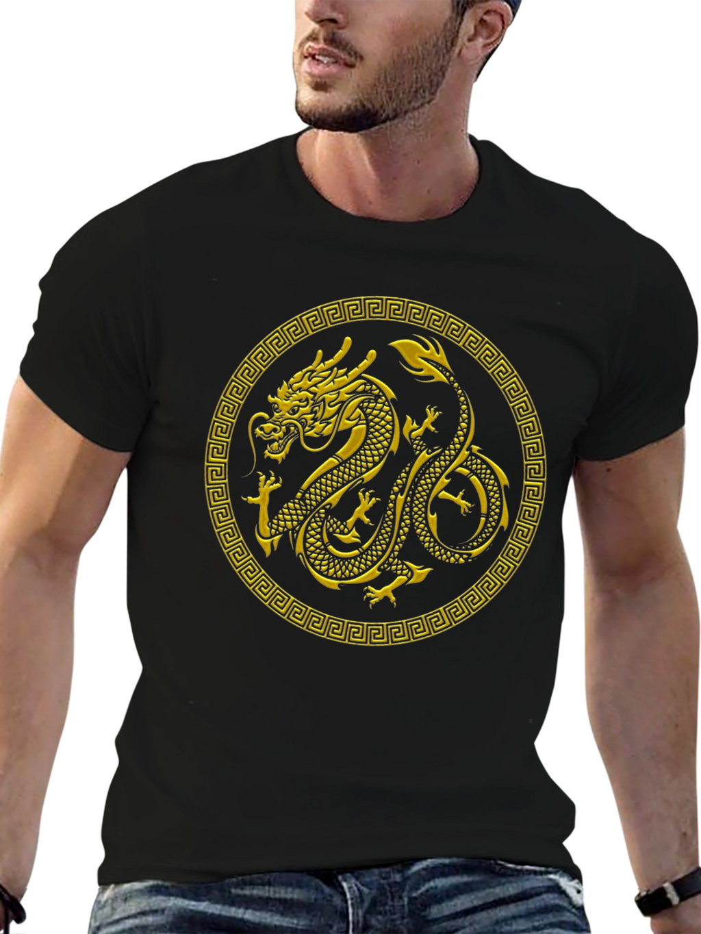 Golden Dragon Graphic Tee