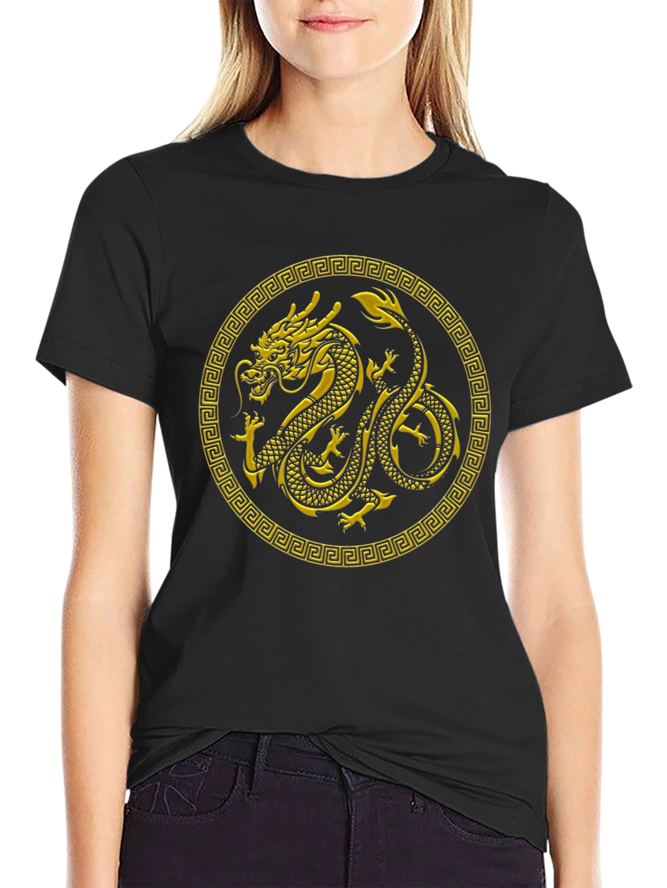 Golden Dragon Graphic Tee