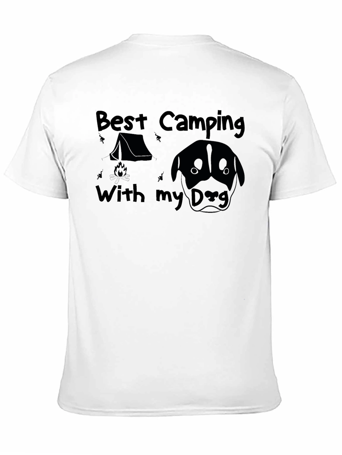 Camping with My Dog Graphic Tee