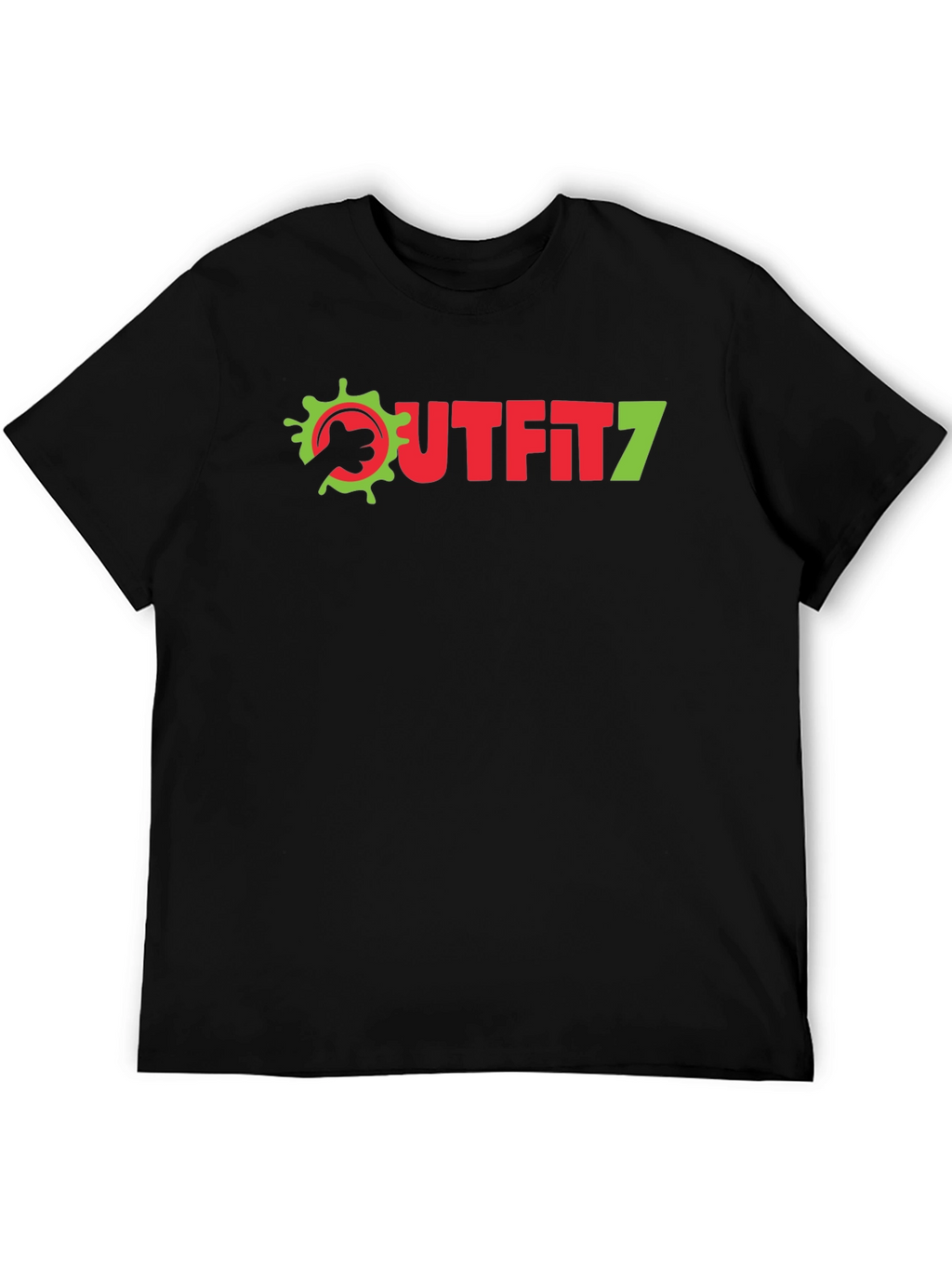 Outfit7 Black Graphic Tee