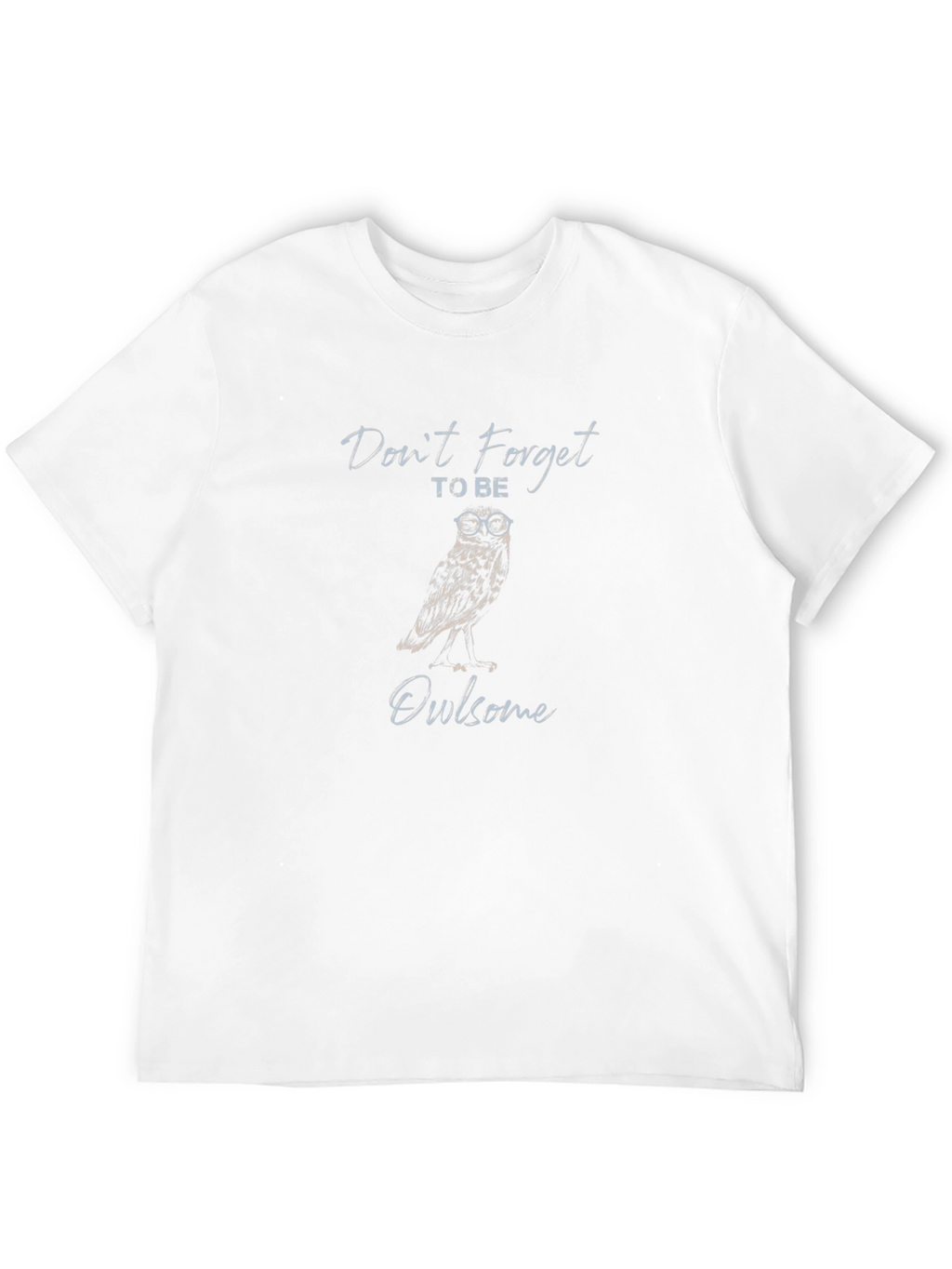 Owl-some Black T-Shirt: Be Awesome Tee