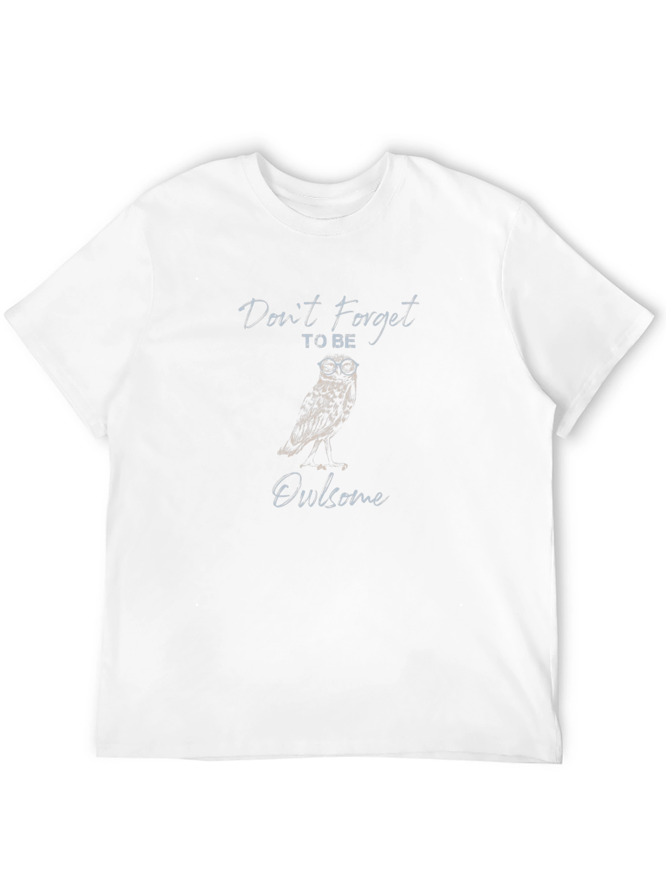 Owl-some Black T-Shirt: Be Awesome Tee
