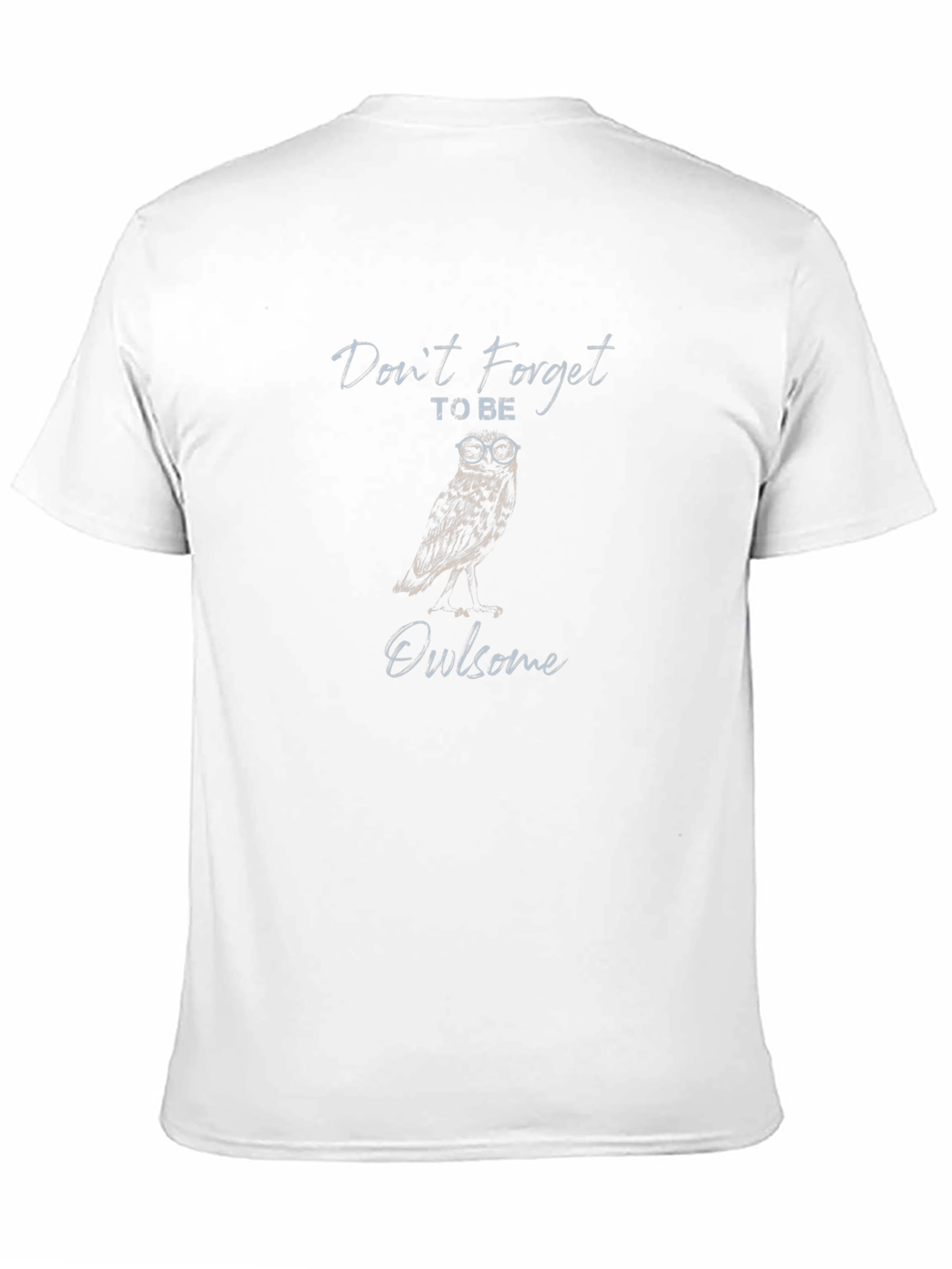 Owl-some Black T-Shirt: Be Awesome Tee