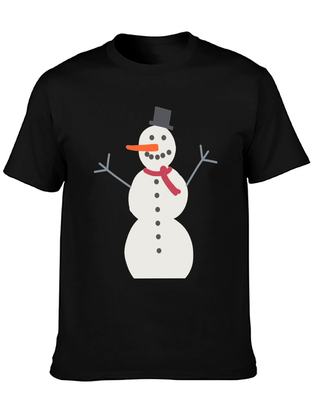 Snowman Graphic Tee - Winter Holiday T-Shirt