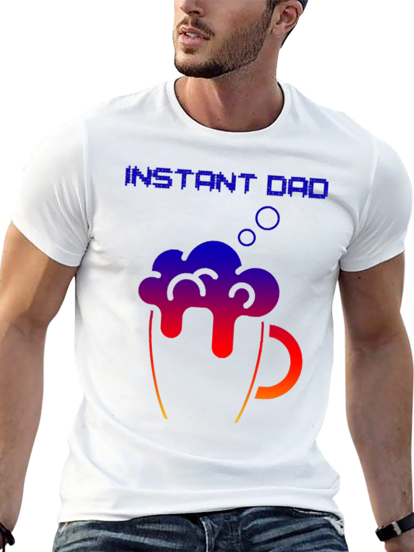 Instant Dad Beer Mug T-Shirt