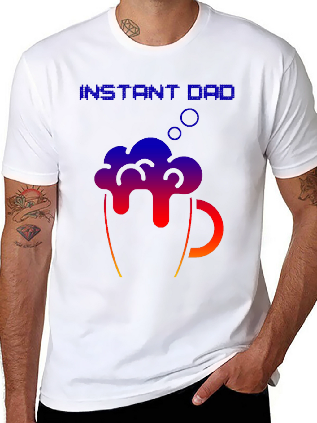 Instant Dad Beer Mug T-Shirt