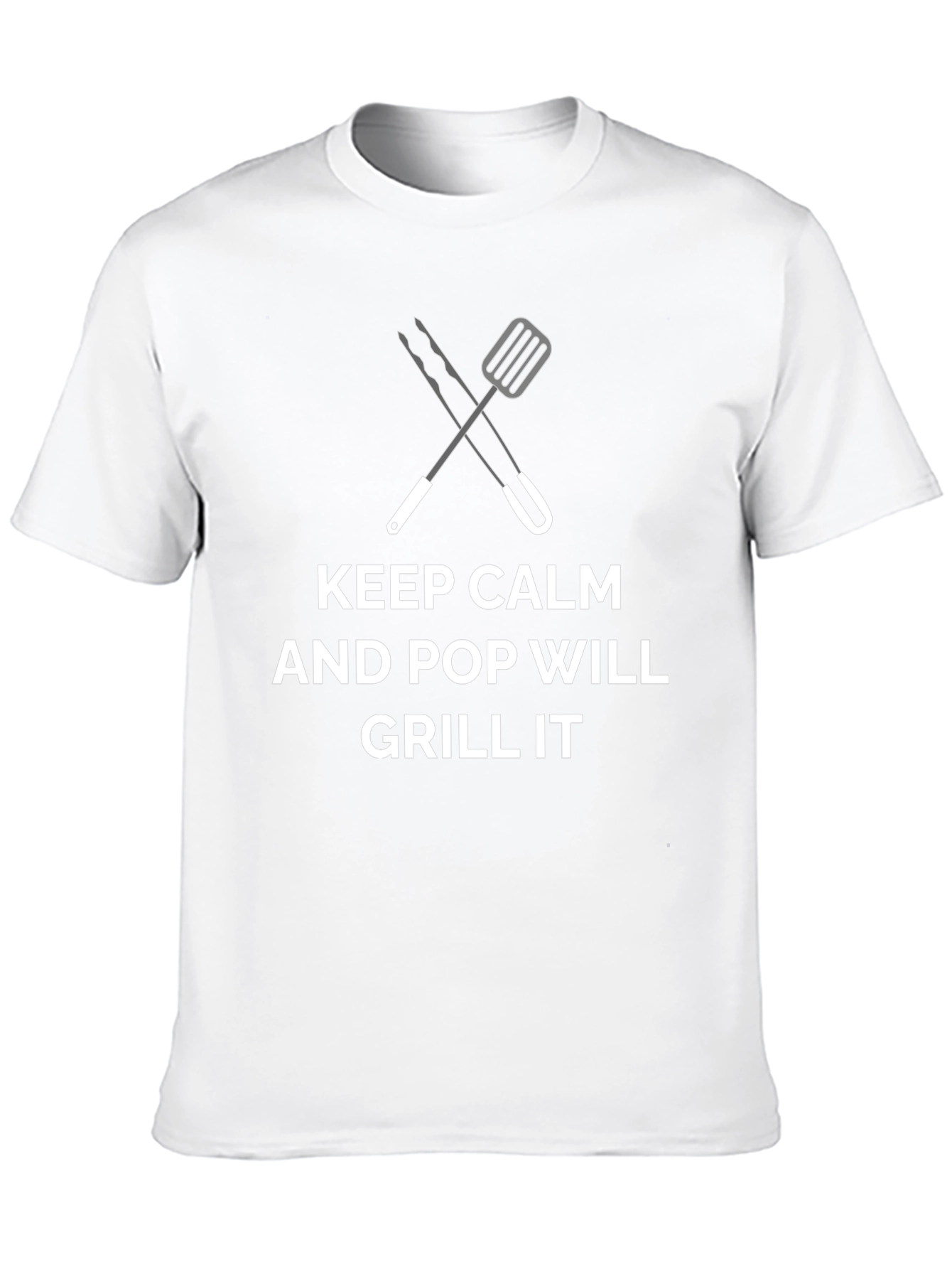 Keep Calm & Pop Will Grill It Graphic Tee