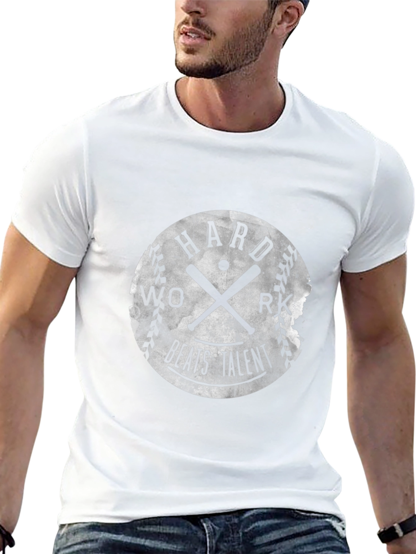 Hard Work Beats Talent Baseball T-Shirt