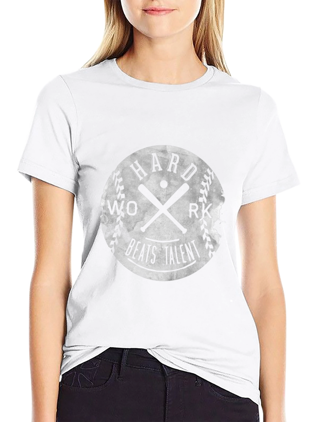 Hard Work Beats Talent Baseball T-Shirt
