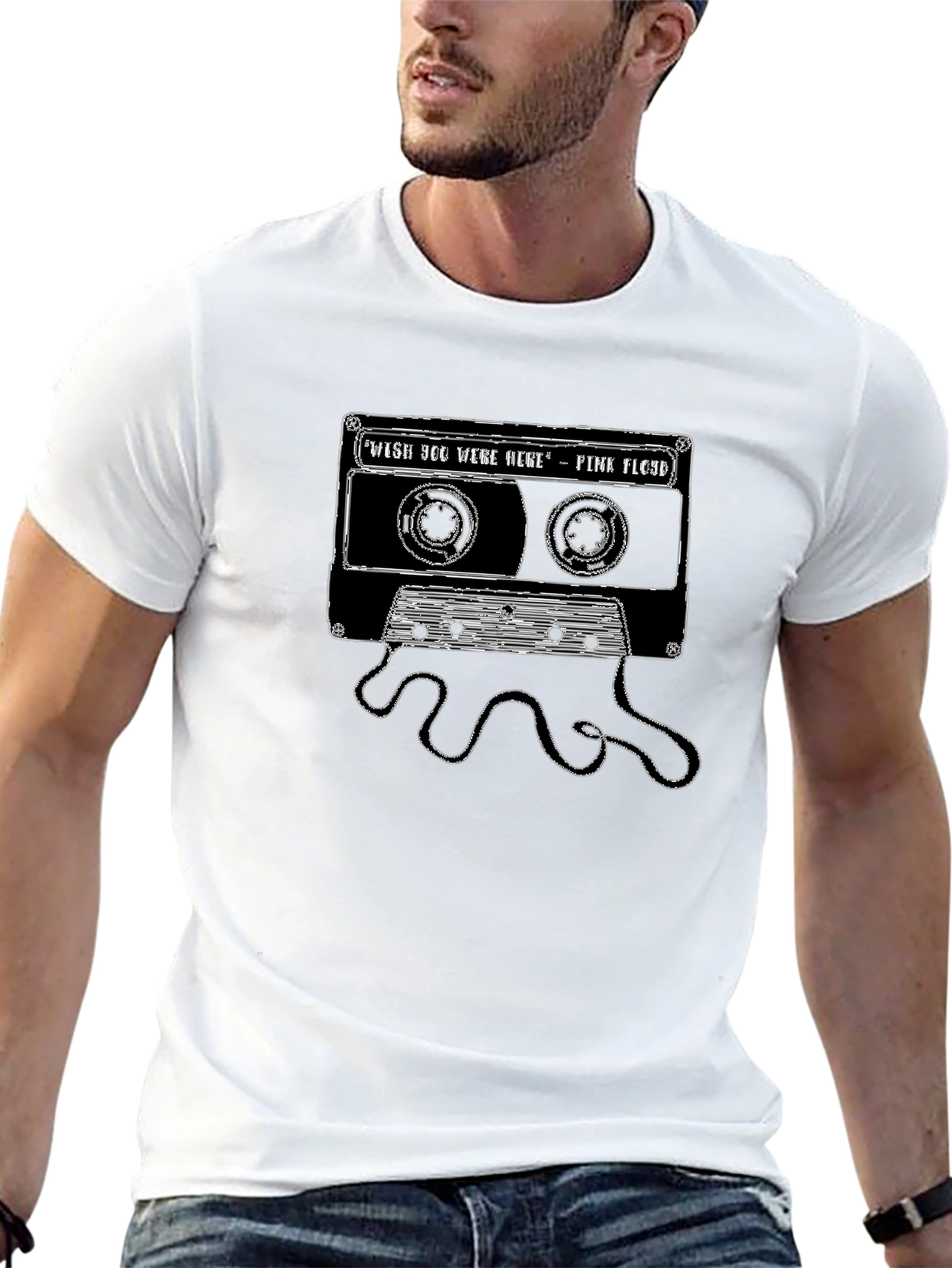 Pink Floyd Wish You Were Here Cassette Tape T-Shirt