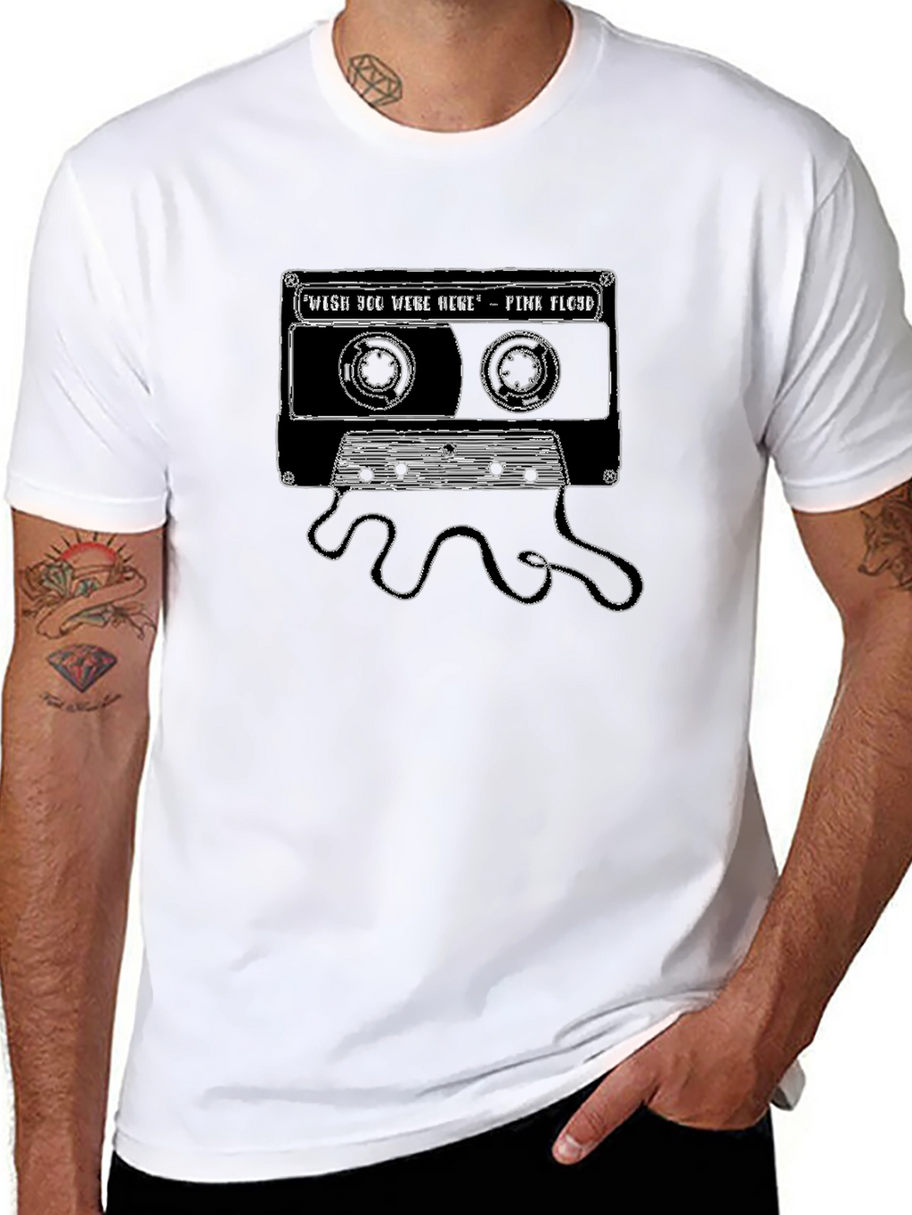Pink Floyd Wish You Were Here Cassette Tape T-Shirt