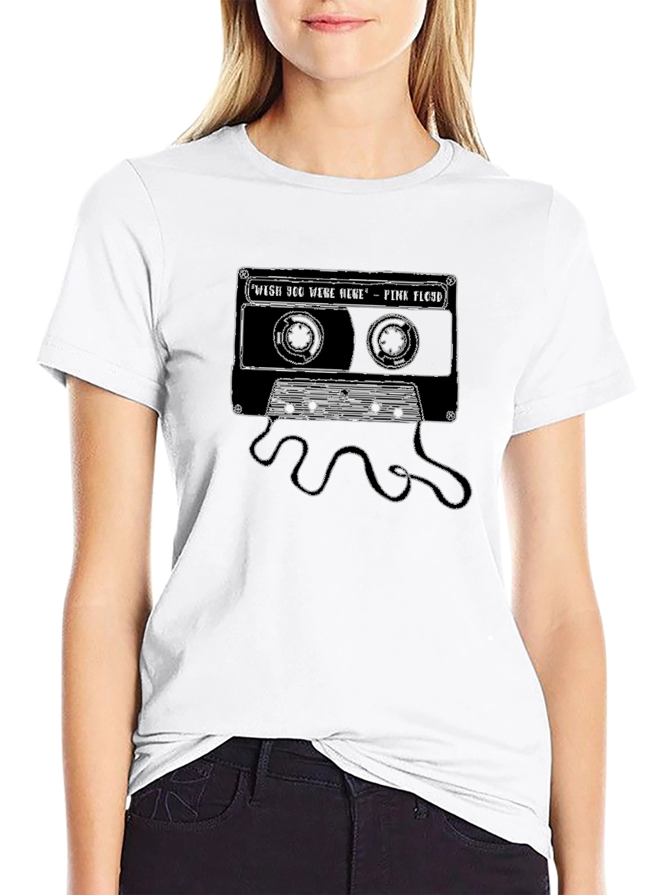 Pink Floyd Wish You Were Here Cassette Tape T-Shirt