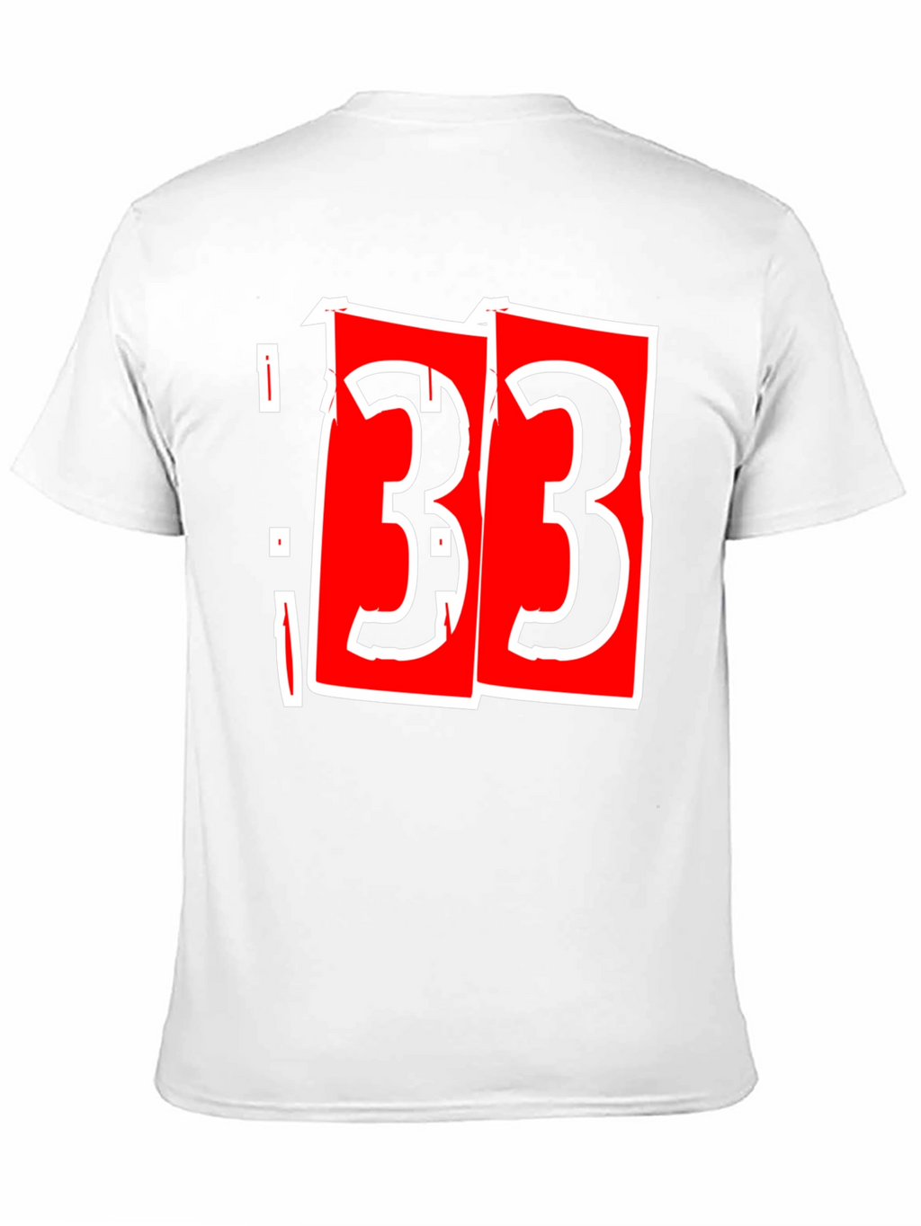 Bold 33 Graphic T-Shirt - Black Cotton Tee