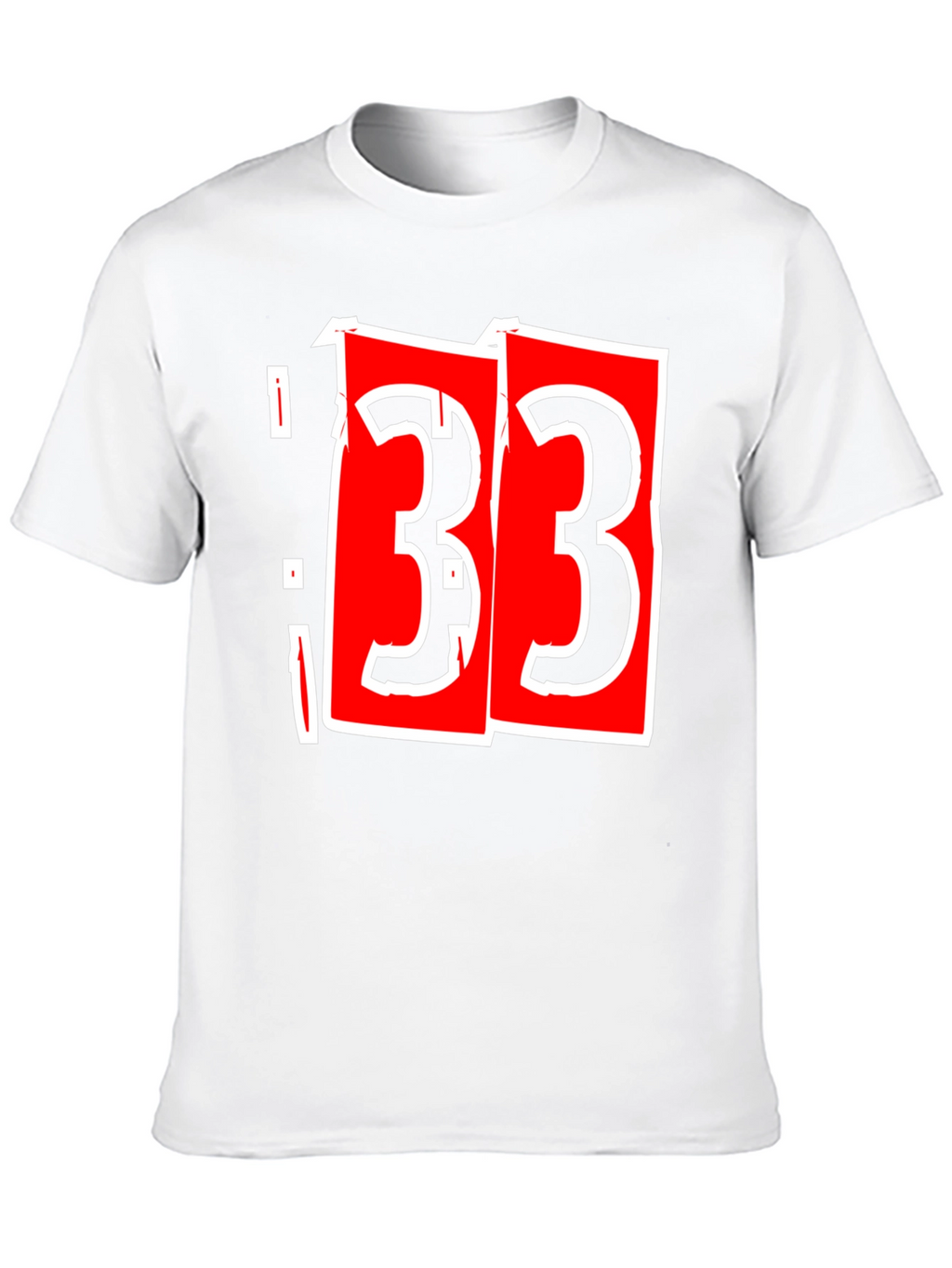 Bold 33 Graphic T-Shirt - Black Cotton Tee