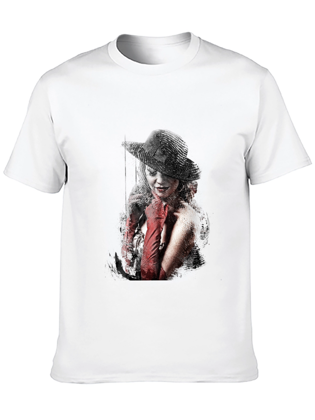 Stylish Graphic Print T-Shirt - Dark Fashion