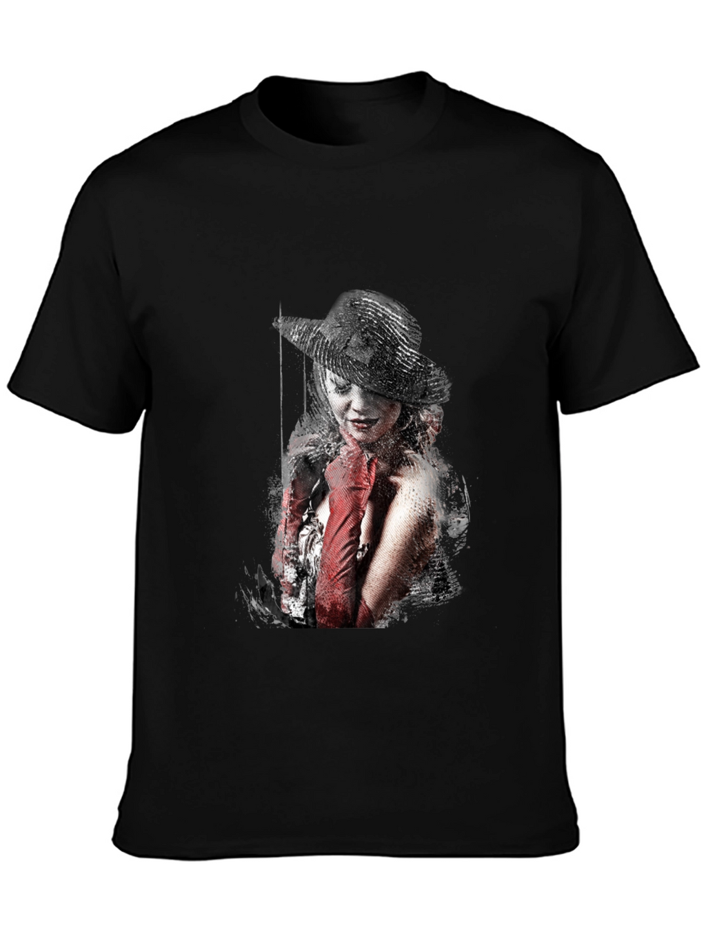 Stylish Graphic Print T-Shirt - Dark Fashion