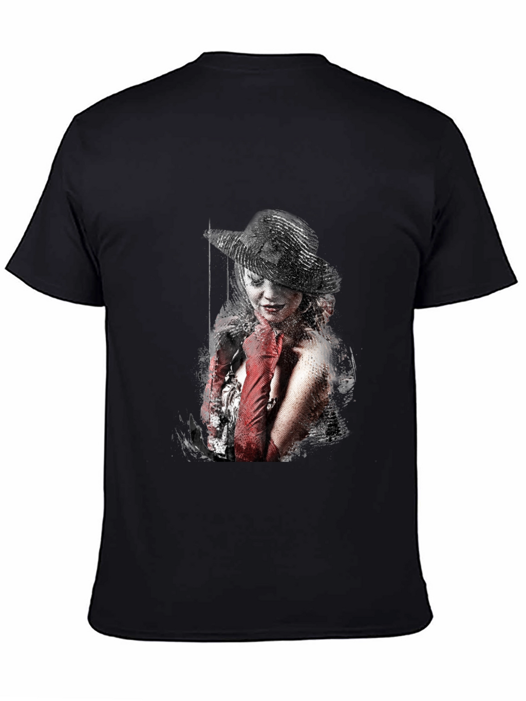 Stylish Graphic Print T-Shirt - Dark Fashion