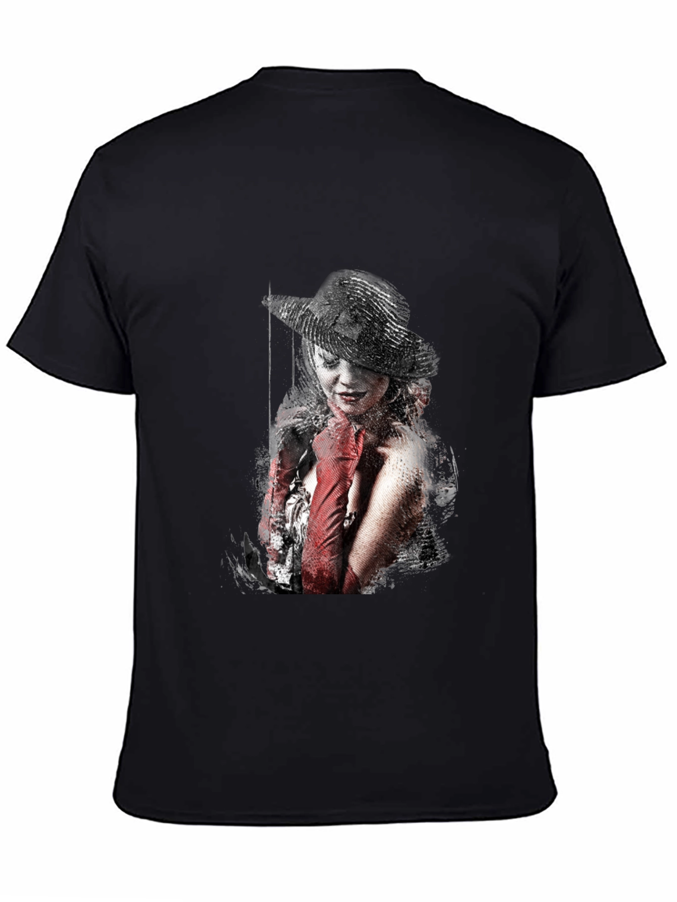 Stylish Graphic Print T-Shirt - Dark Fashion