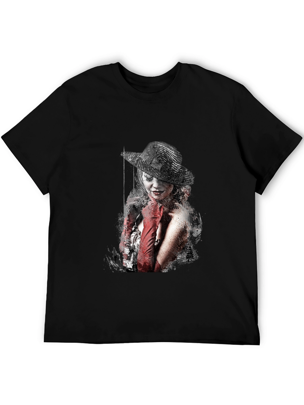 Stylish Graphic Print T-Shirt - Dark Fashion
