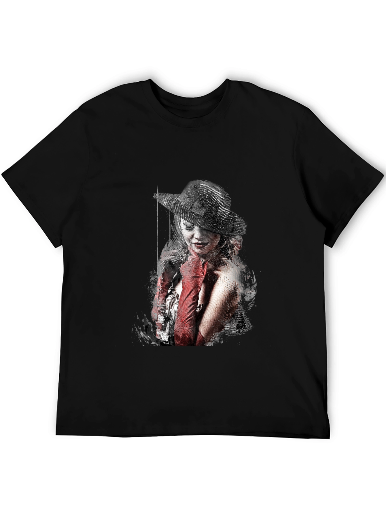 Stylish Graphic Print T-Shirt - Dark Fashion