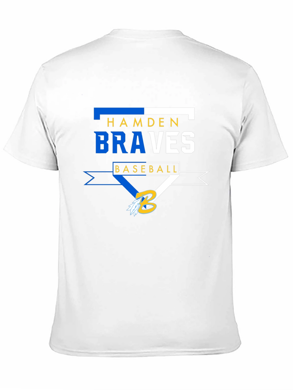 Hamden Braves Baseball Black T-Shirt