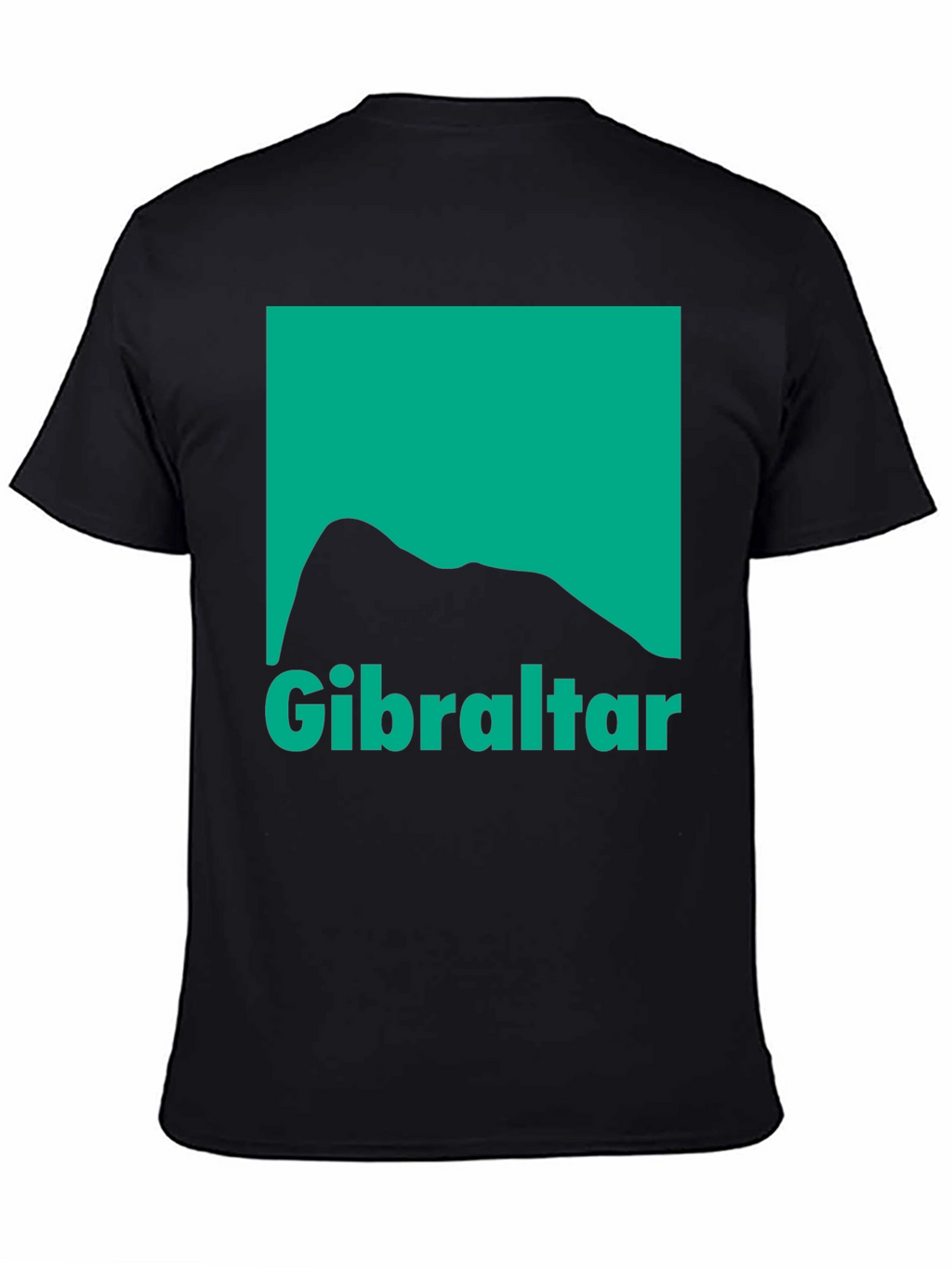 Gibraltar Graphic T-Shirt - Black Cotton Tee