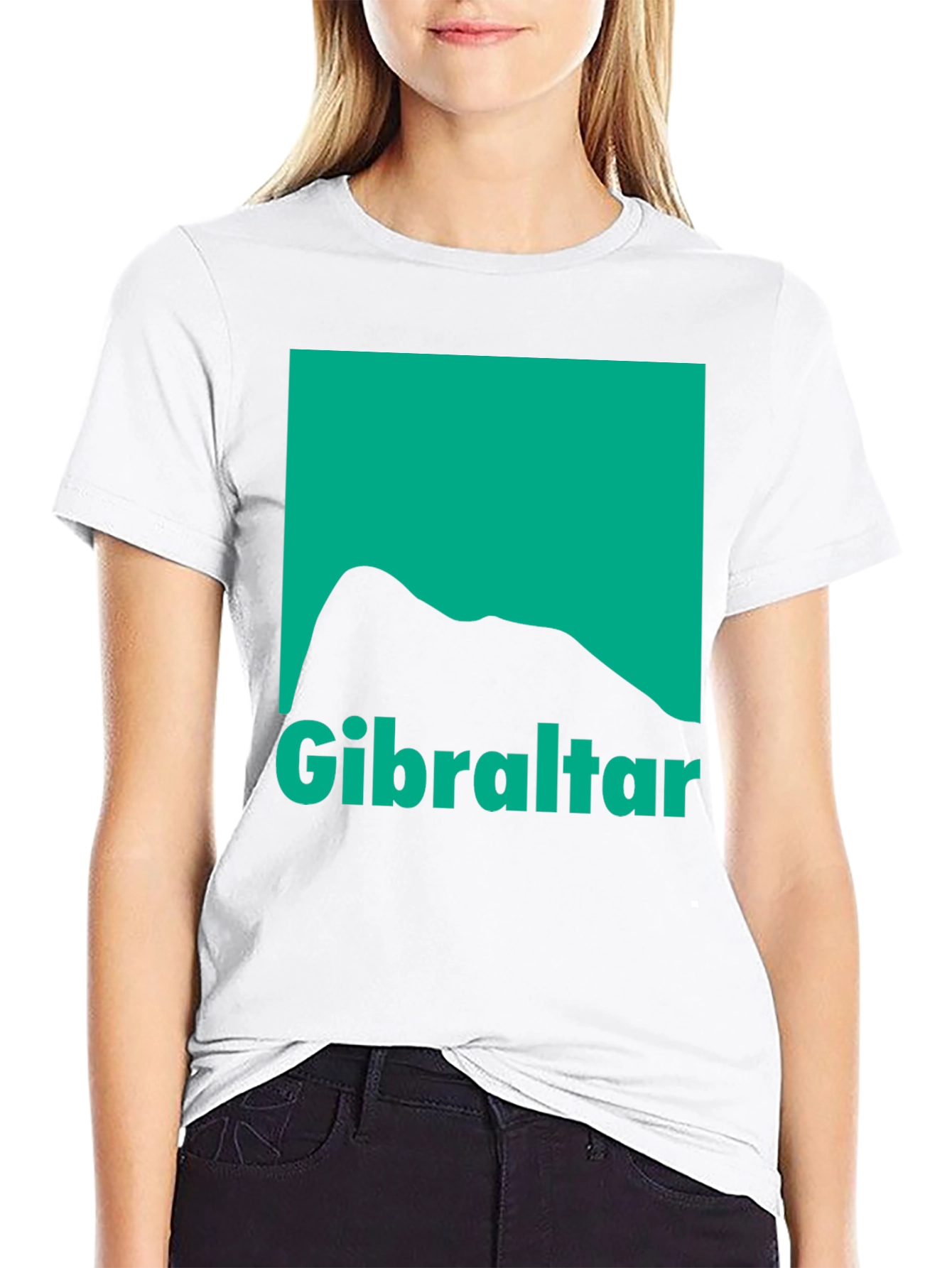Gibraltar Graphic T-Shirt - Black Cotton Tee