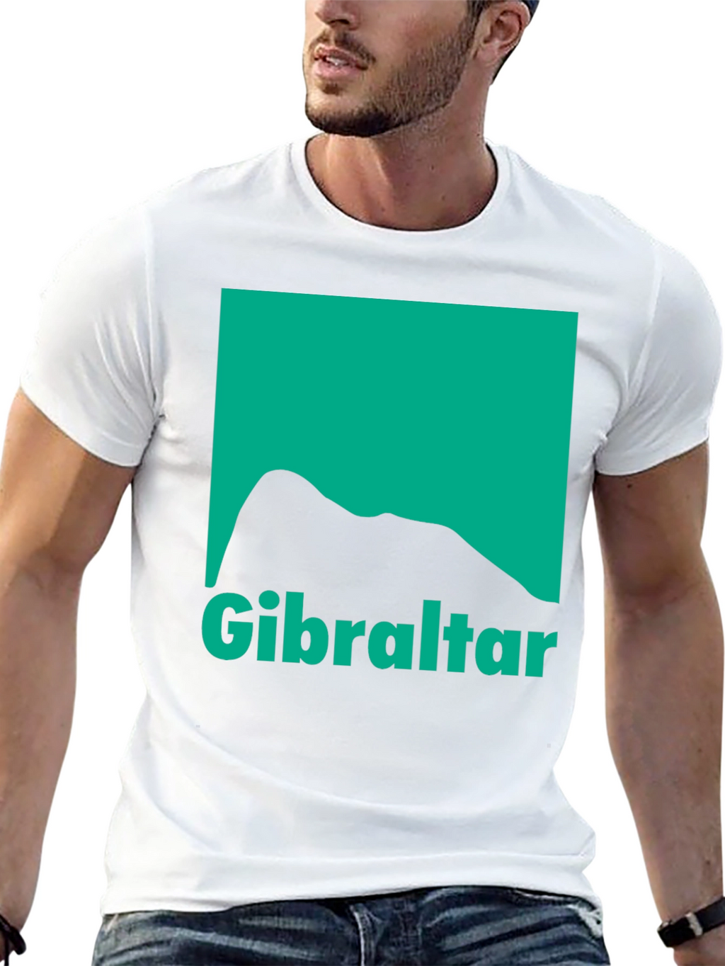 Gibraltar Graphic T-Shirt - Black Cotton Tee