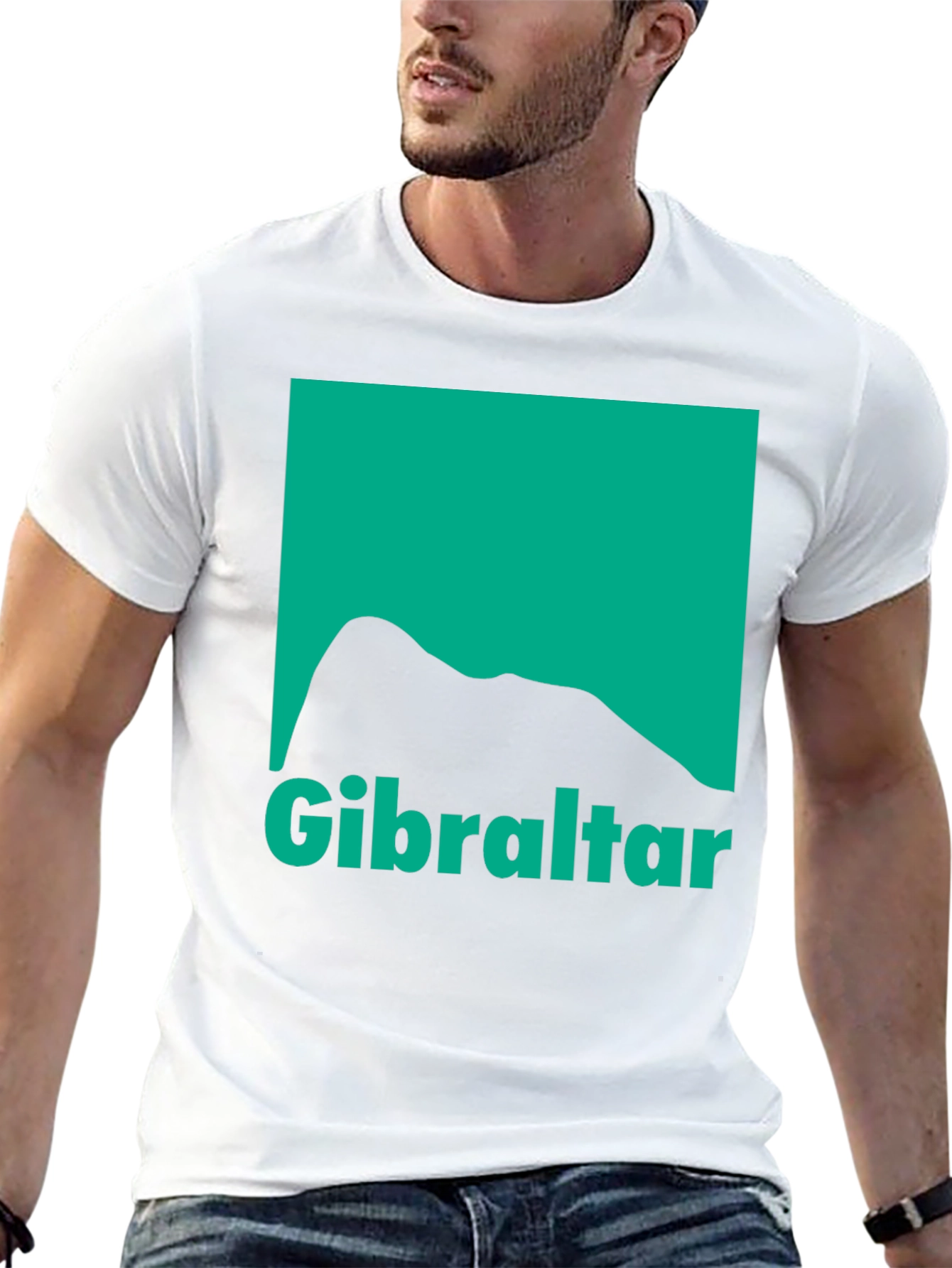 Gibraltar Graphic T-Shirt - Black Cotton Tee