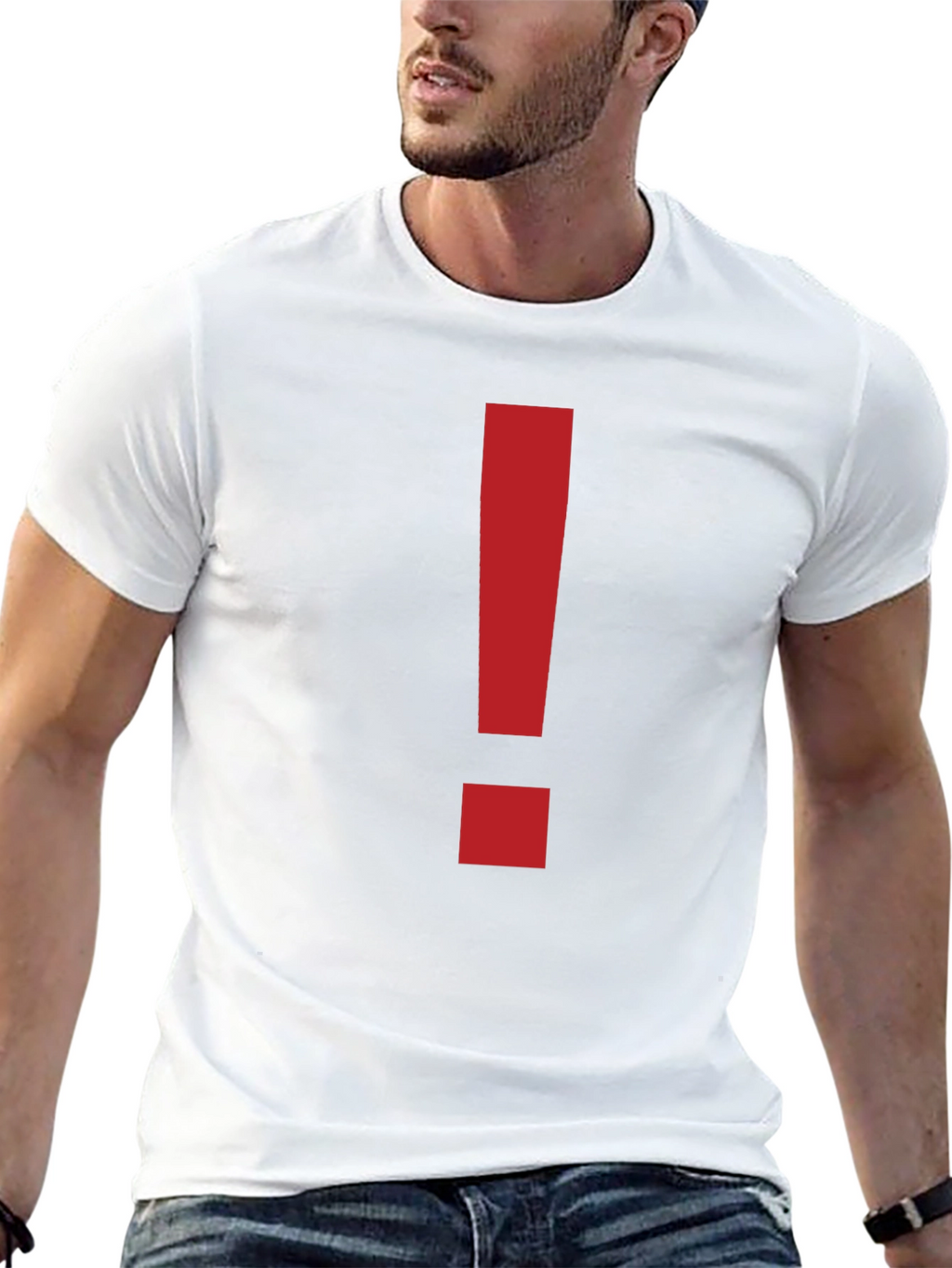 Exclamation Tee - Bold Statement Shirt