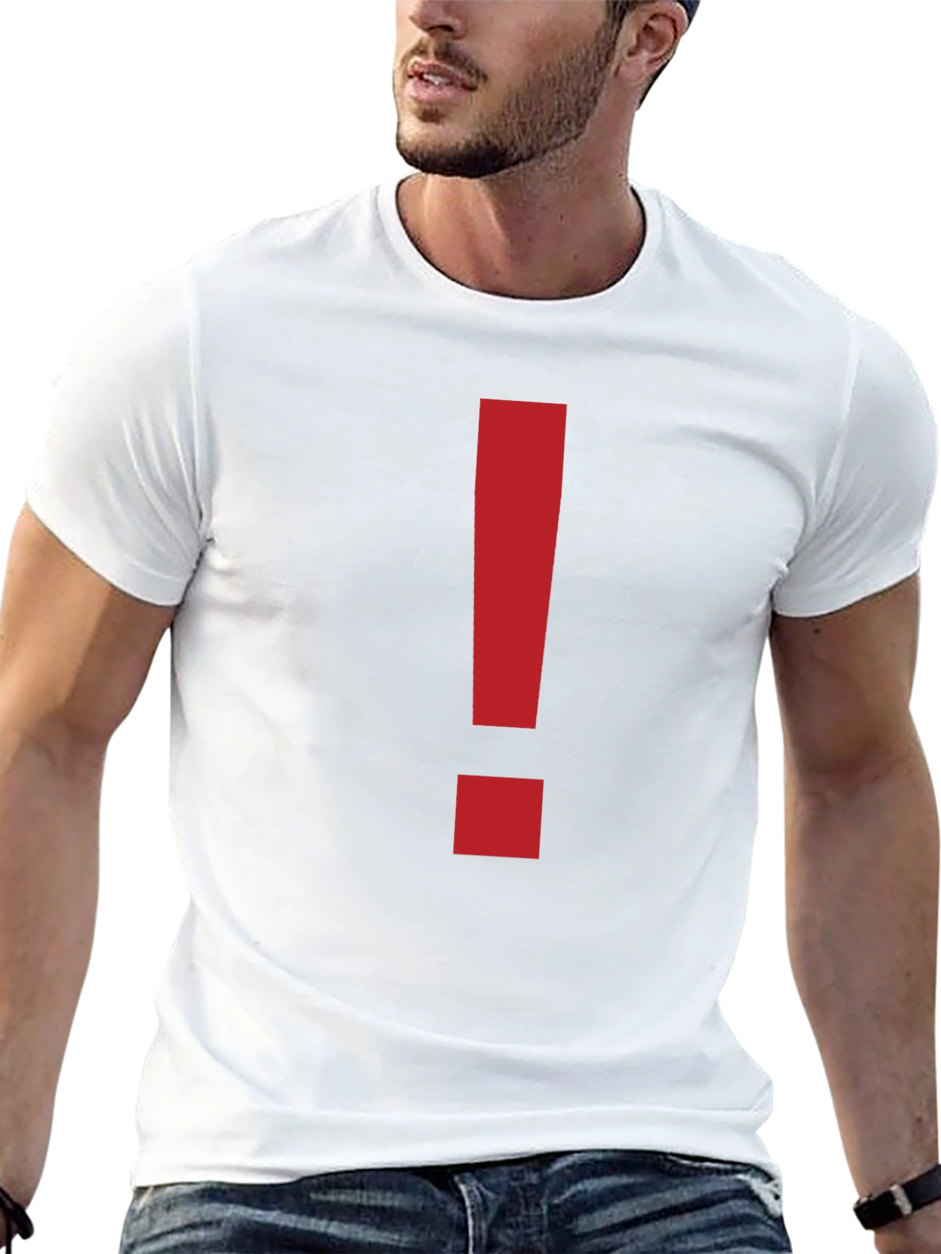 Exclamation Tee - Bold Statement Shirt