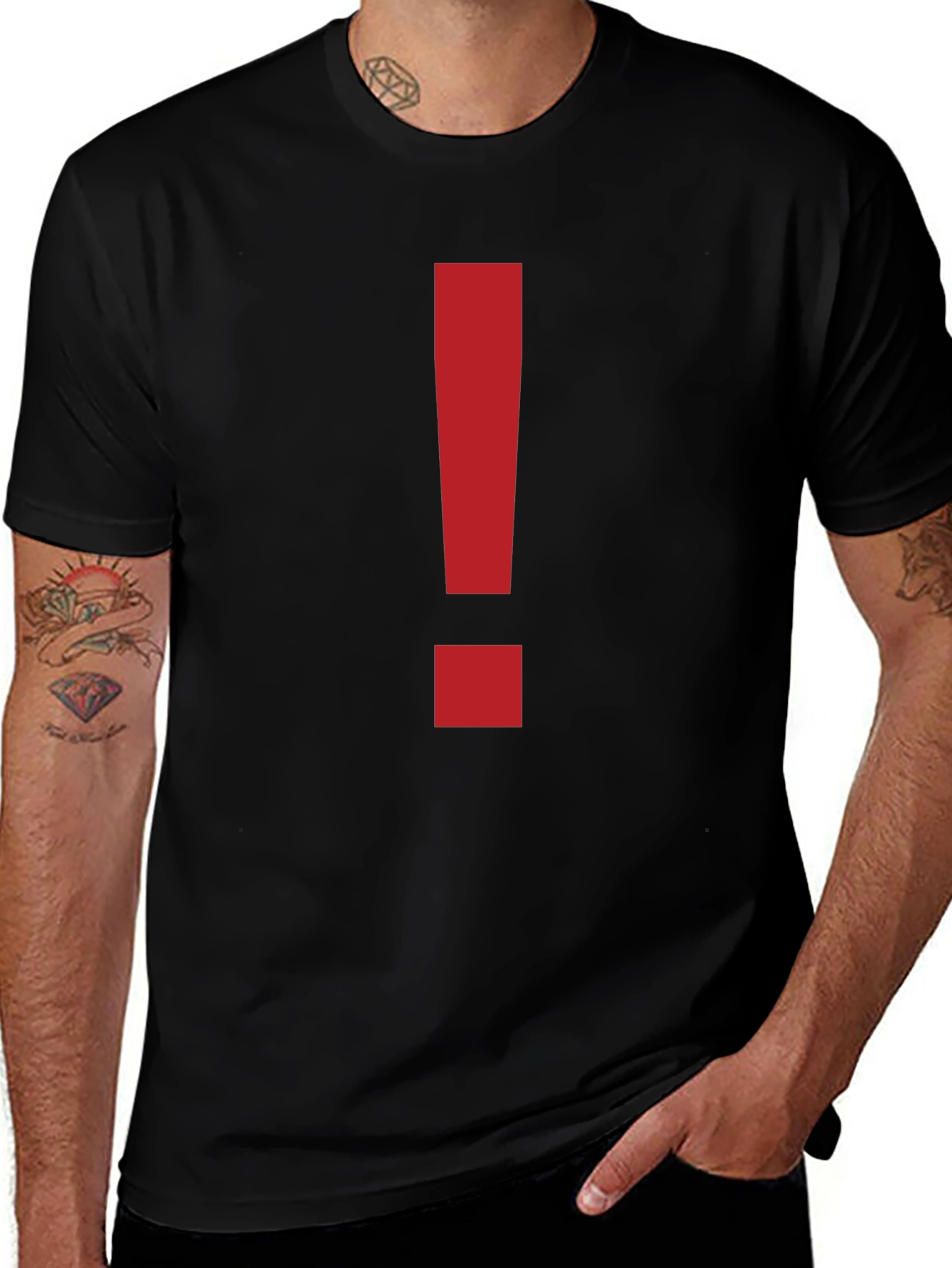 Exclamation Tee - Bold Statement Shirt