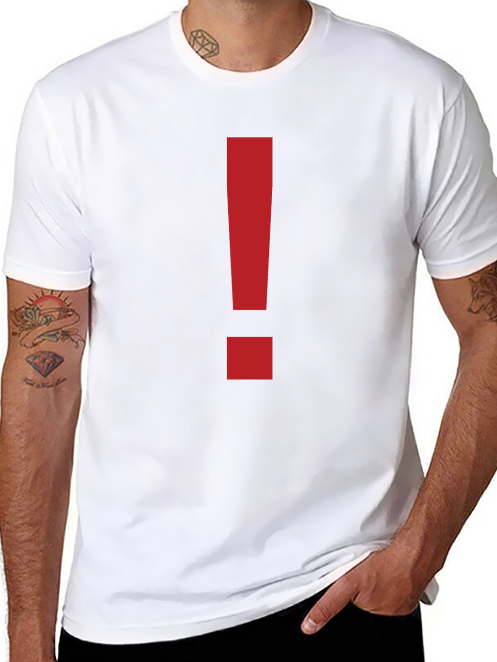 Exclamation Tee - Bold Statement Shirt