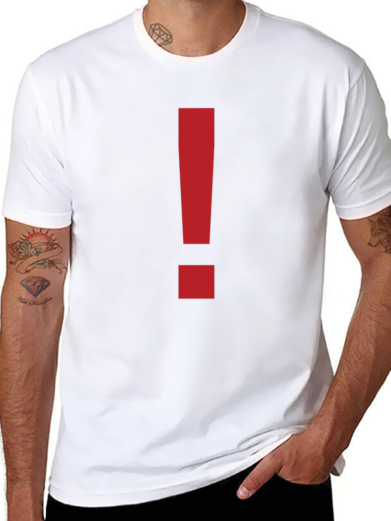Exclamation Tee - Bold Statement Shirt
