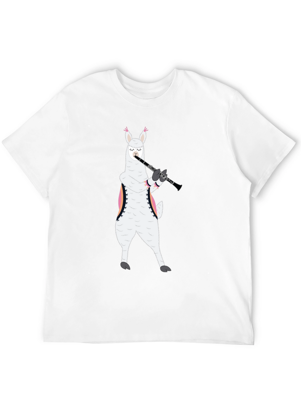 Llama Clarinet Player T-Shirt