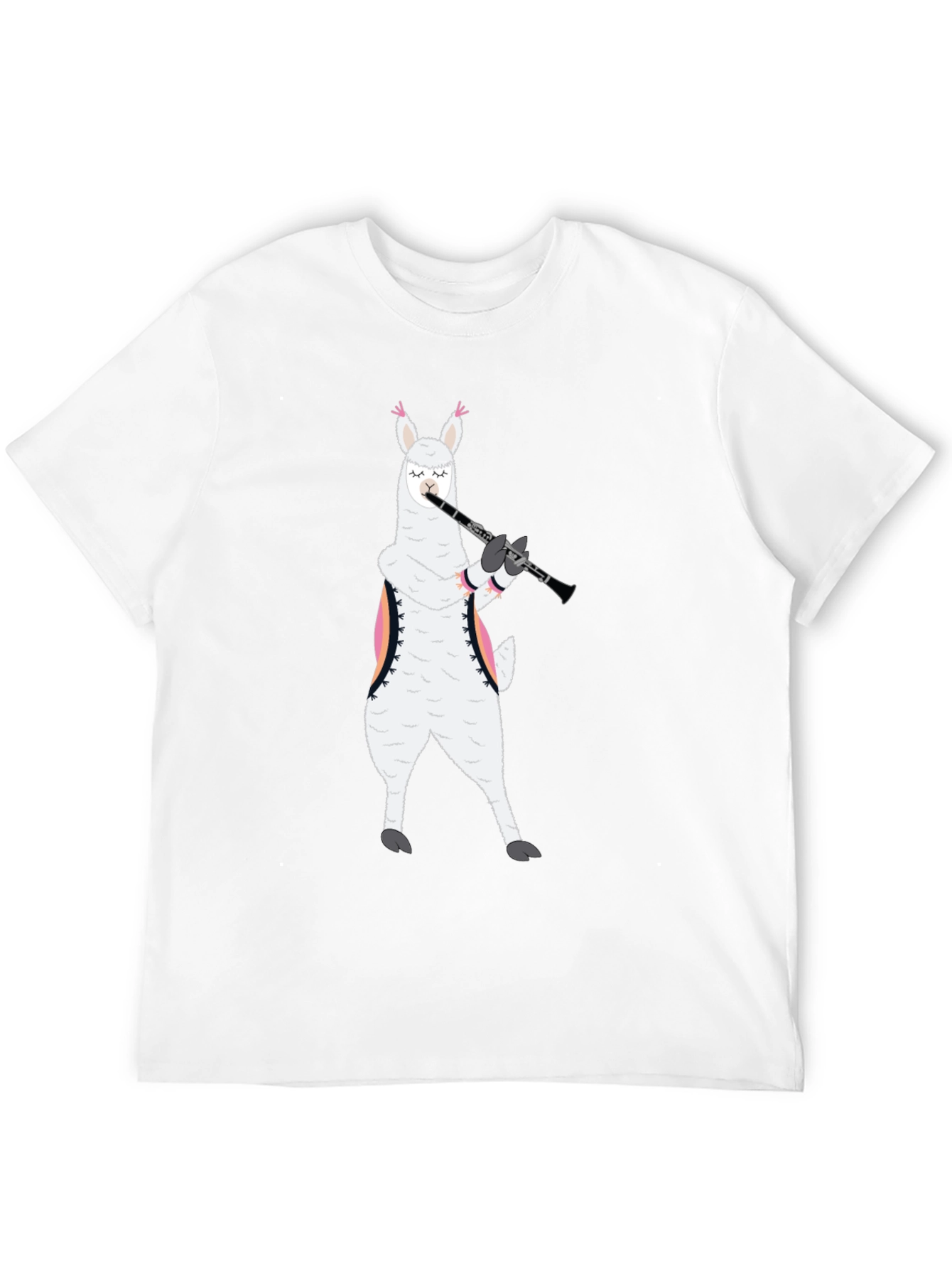 Llama Clarinet Player T-Shirt