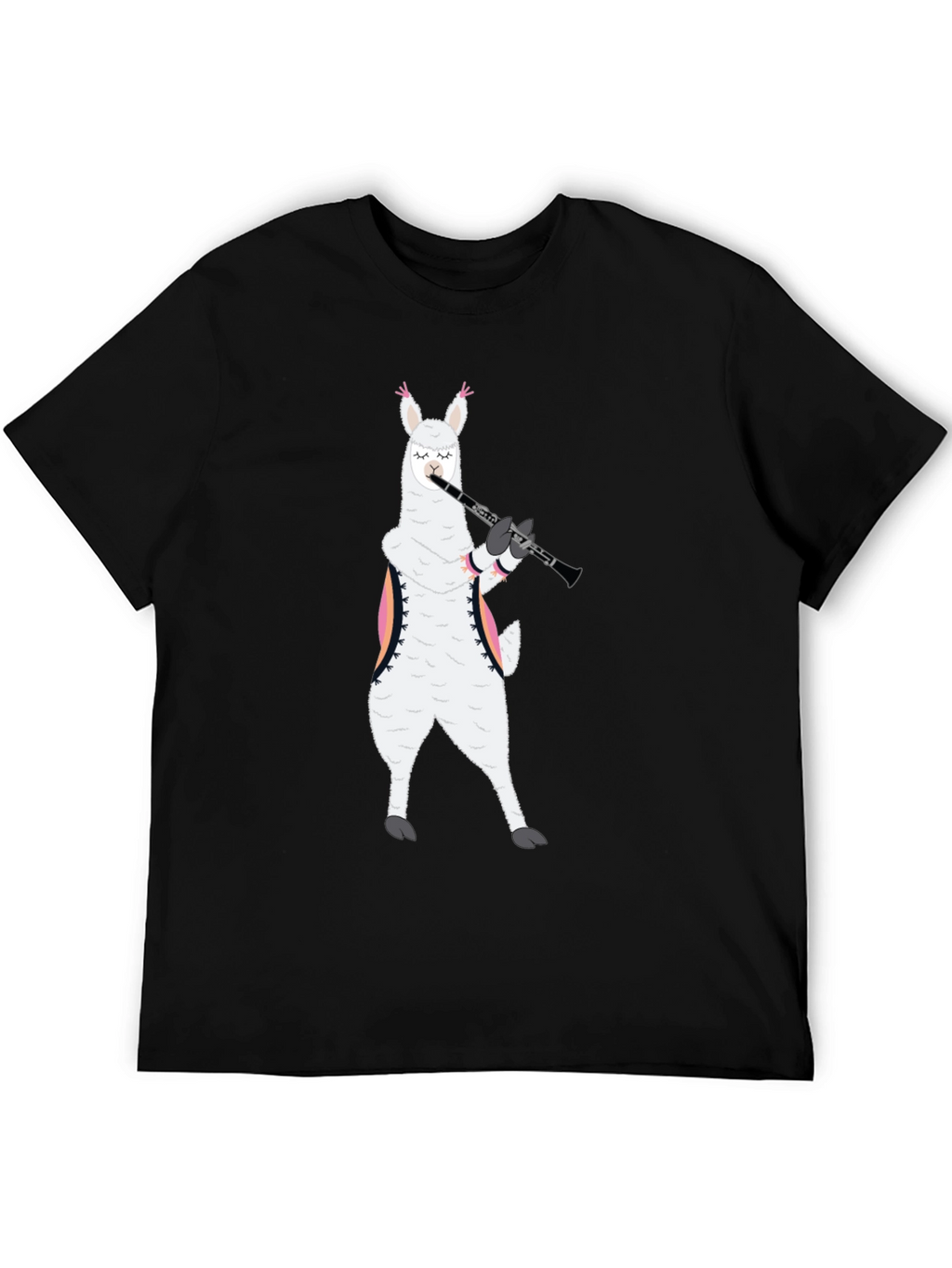 Llama Clarinet Player T-Shirt