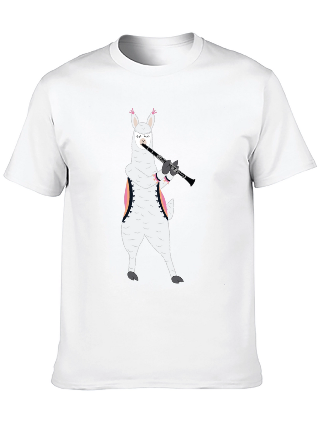 Llama Clarinet Player T-Shirt