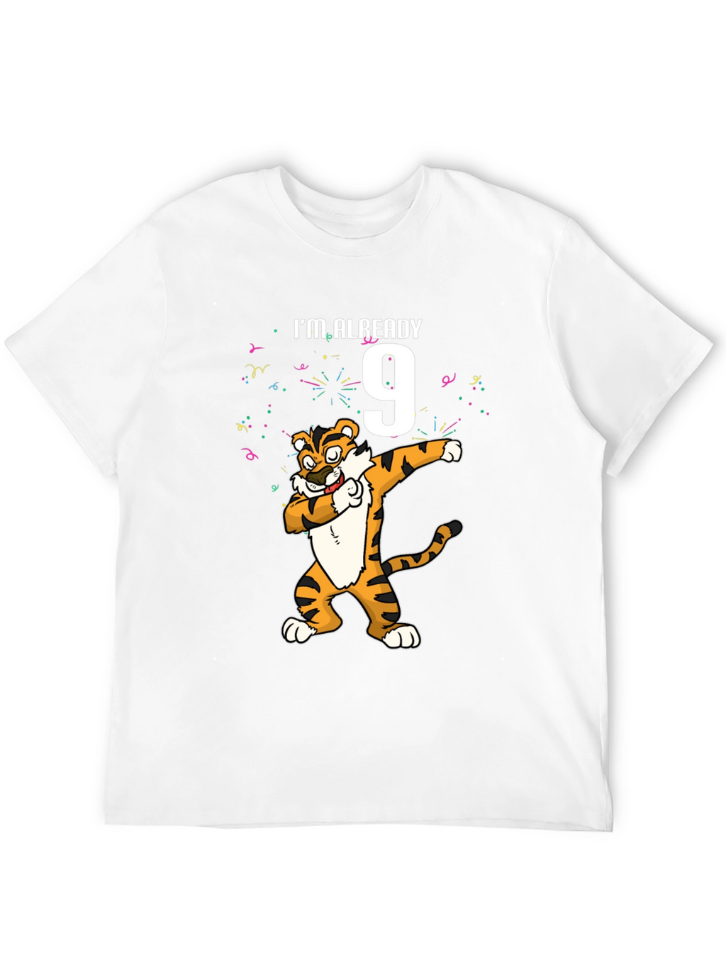 Im Already 9 Dabbing Tiger Birthday T-Shirt