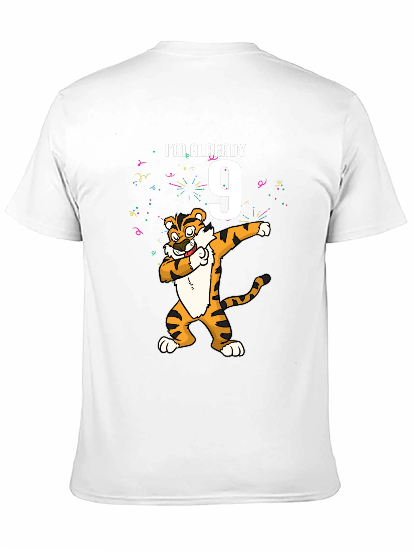 Im Already 9 Dabbing Tiger Birthday T-Shirt