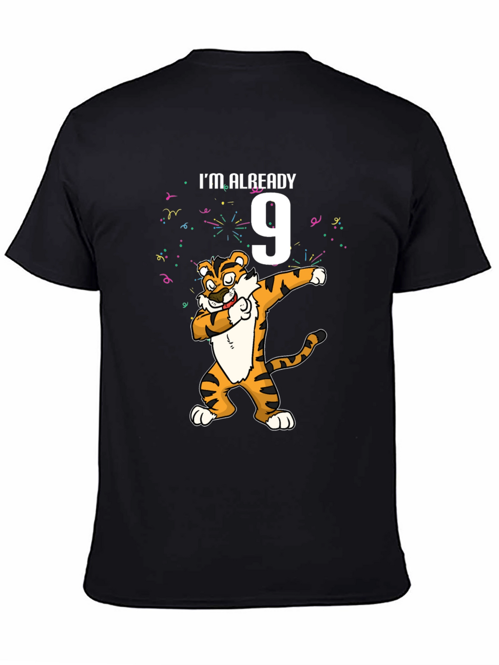Im Already 9 Dabbing Tiger Birthday T-Shirt