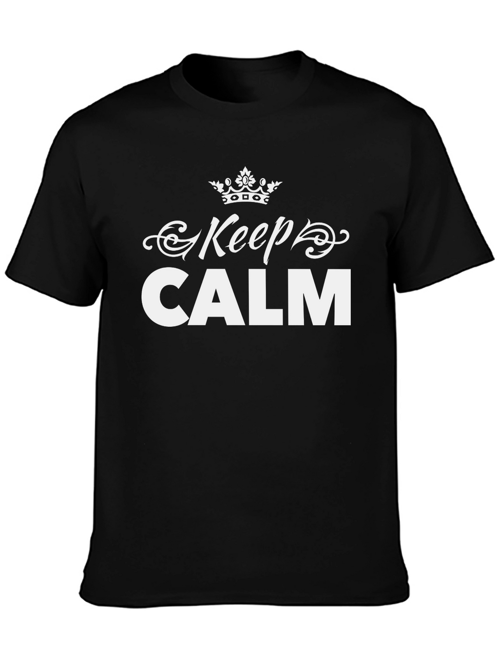 Keep Calm Graphic Tee - Stylish Comfort