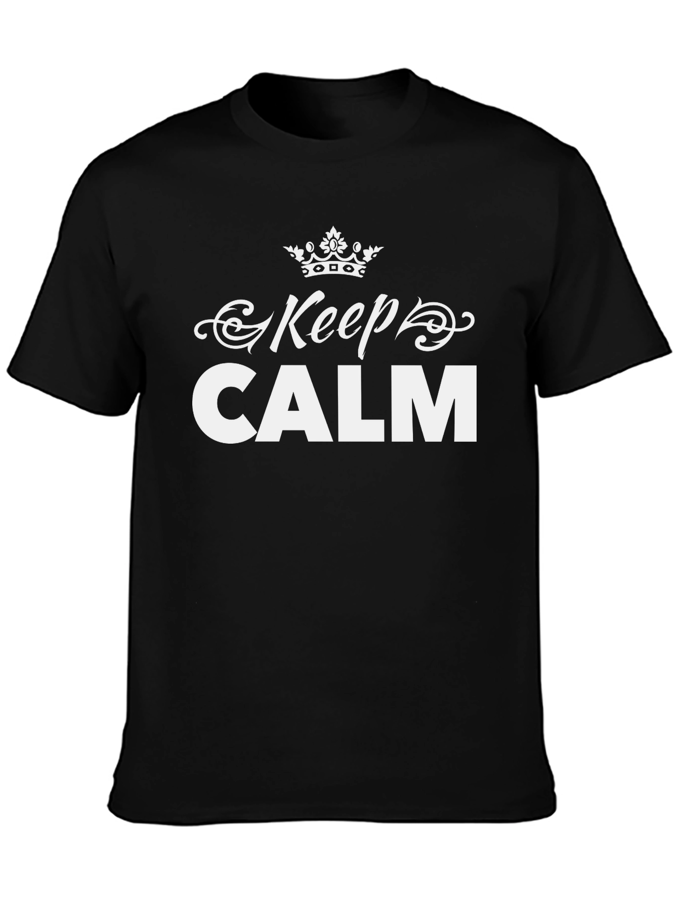 Keep Calm Graphic Tee - Stylish Comfort