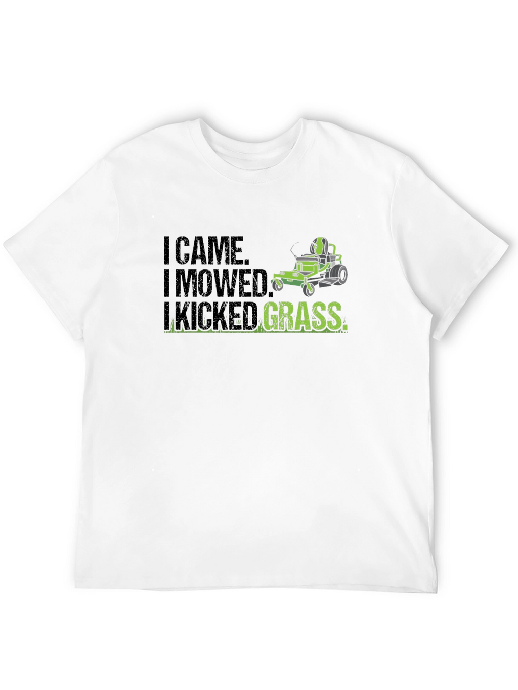 I Came I Mowed I Kicked Grass Graphic Tee