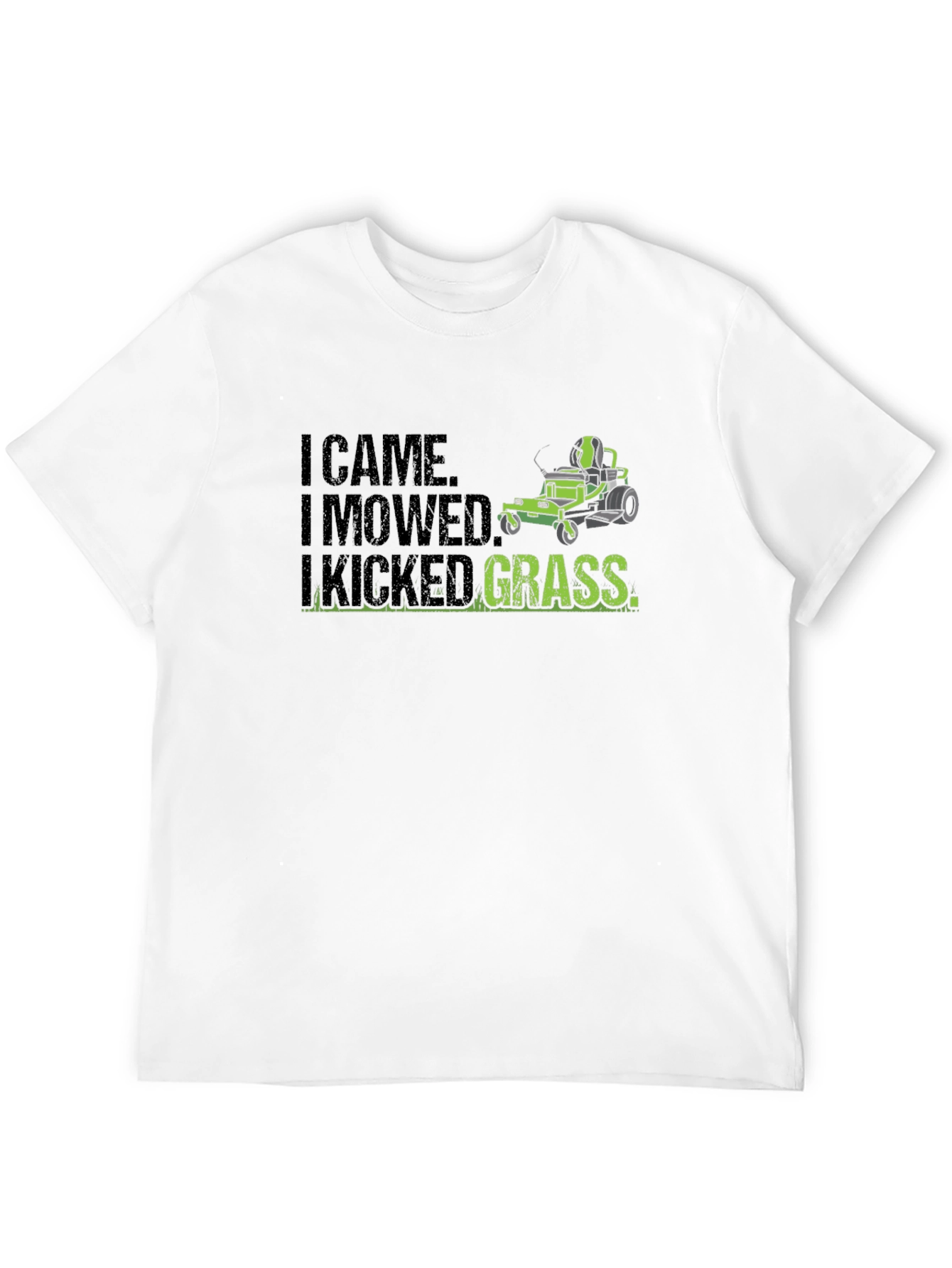 I Came I Mowed I Kicked Grass Graphic Tee