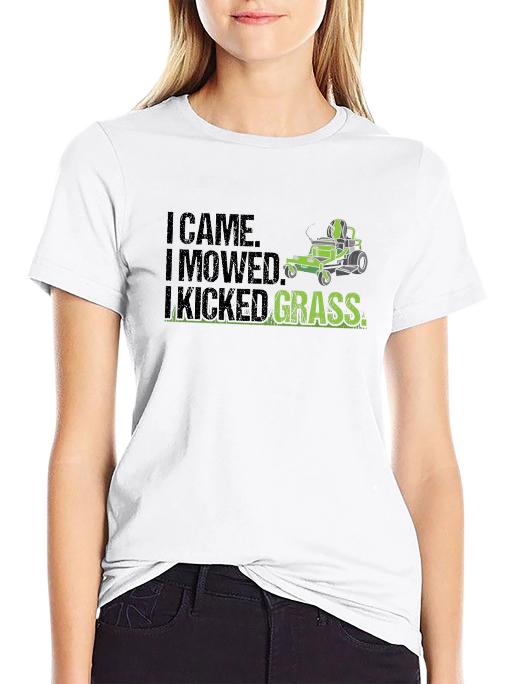 I Came I Mowed I Kicked Grass Graphic Tee