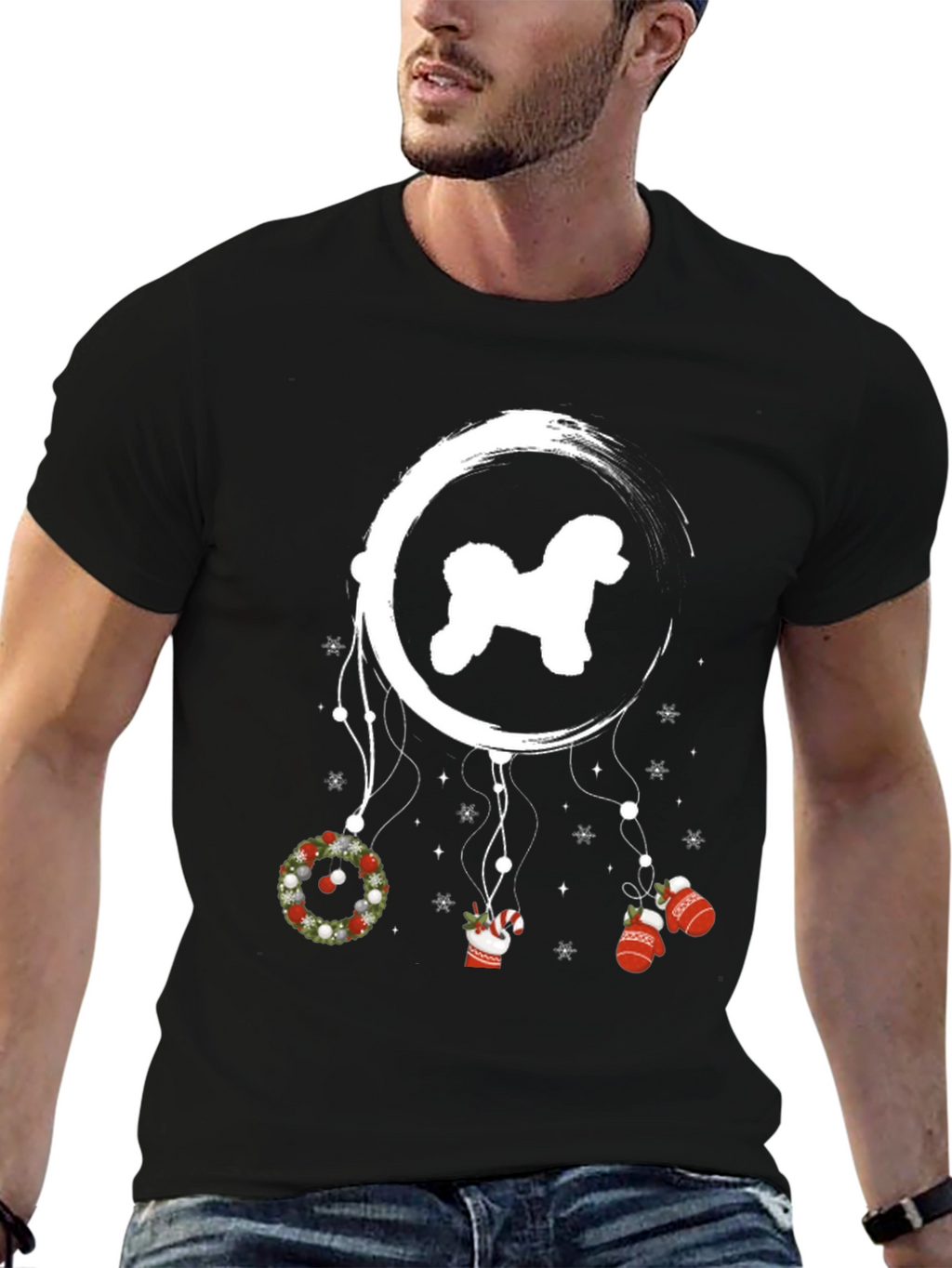 Dog Christmas Dreamcatcher T-Shirt